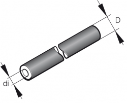 Изоляция топливной магистрали di=5mm D=10mm